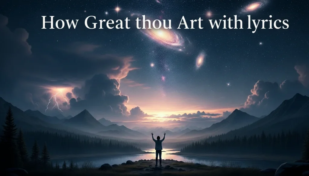 how great thou art lyrics​